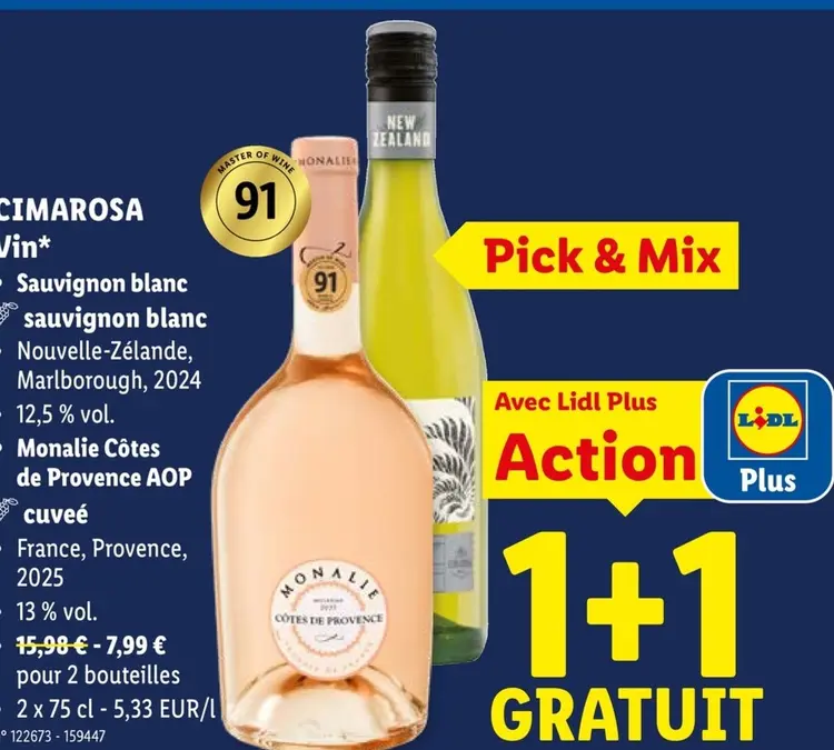 Offre: Cimarosa Vin