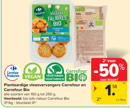 Promotie: Plantaardige vleesvervangers