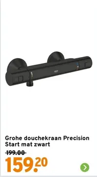 Aanbieding: Grohe douchekraan Precision Start mat zwart