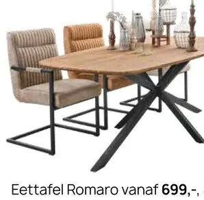 Aanbieding: Eettafel Romaro