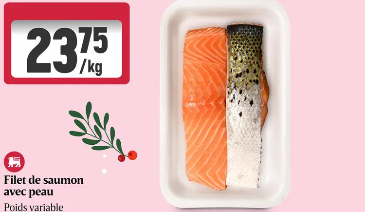 Offre: Filet de saumon avec peau