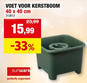 Aanbieding: Voet voor kerstboom