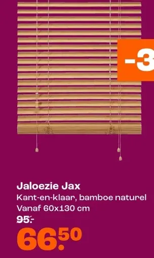 Promotie: Jaloezie Jax