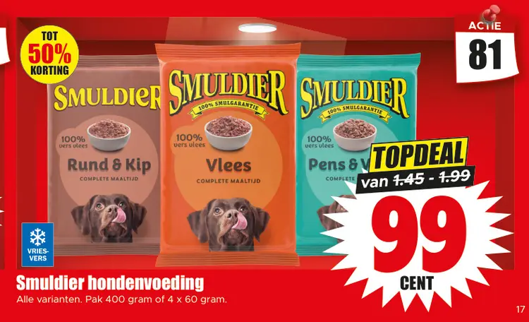 Aanbieding: Hondenvoeding