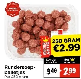 Aanbieding: Rundersoepballetjes