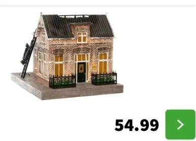 Aanbieding: House model kerstdorpminiatuur