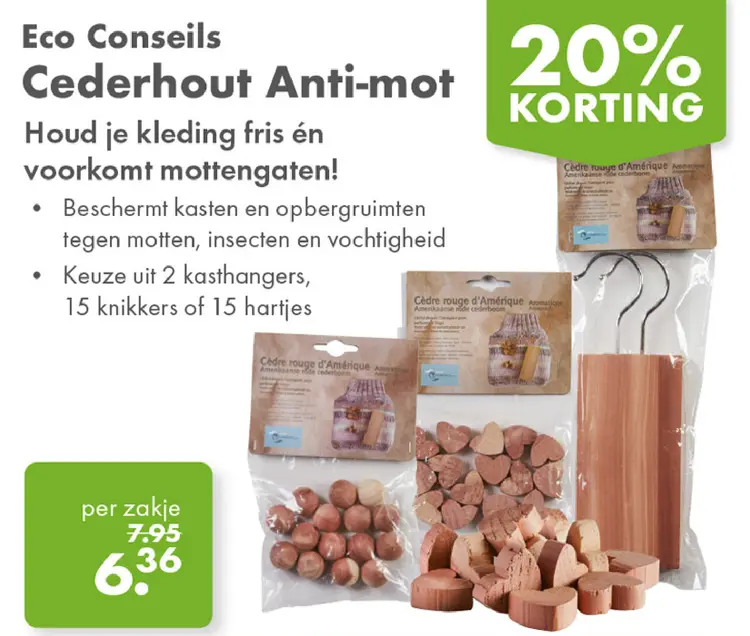 Aanbieding: Cederhout Anti-mot