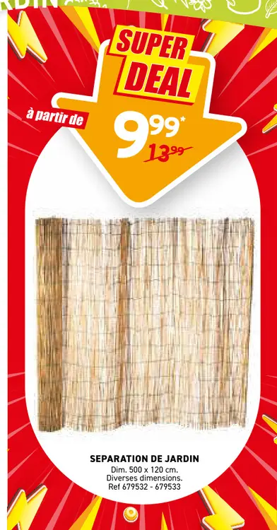 Offre: Separation de jardin