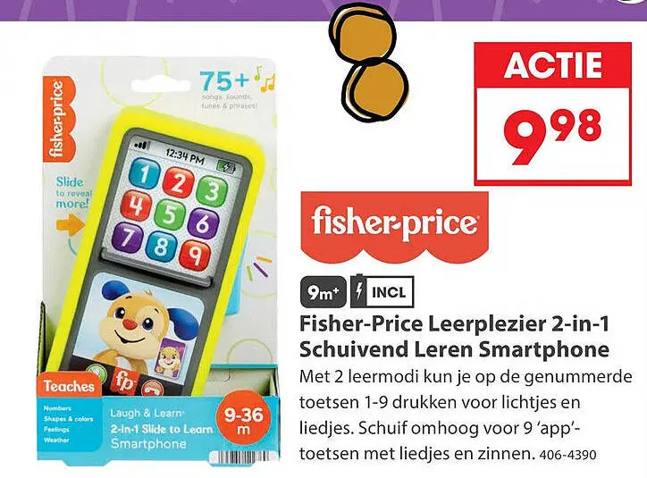 Aanbieding: Leerplezier 2-in-1 Schuivend Leren Smartphone