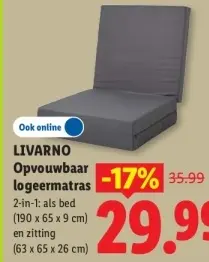 Aanbieding: Opvouwbaar logeermatras