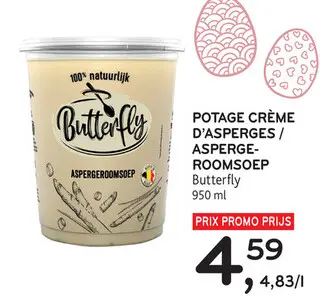 Offre: Potage crème d'asperges