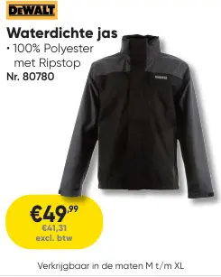 Promotie: Waterdichte jas