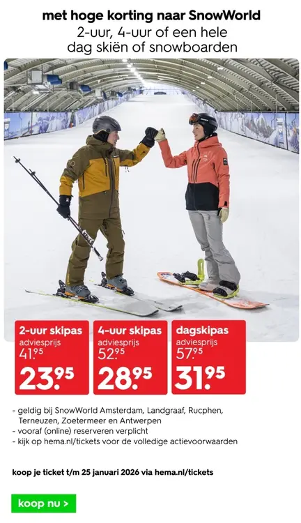 Aanbieding: SnowWorld