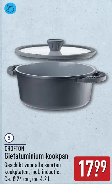 Aanbieding: Gietaluminium kookpan