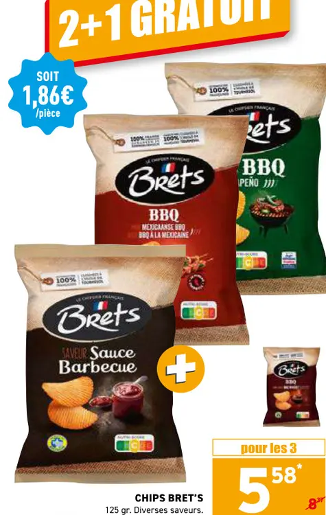 Offre: Chips bret's