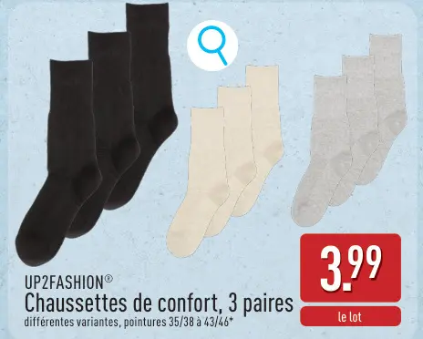 Offre: Chaussettes de confort