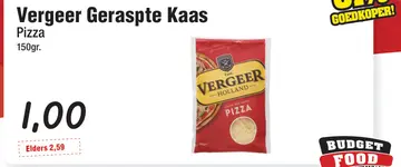 Aanbieding: Vergeer Geraspte Kaas Pizza
