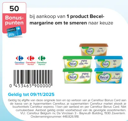 Aanbieding: Becel margarine om te smeren