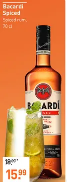 Aanbieding: Bacardí Spiced 70CL Mixen