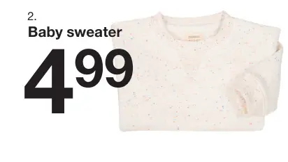 Promotie: Baby sweater