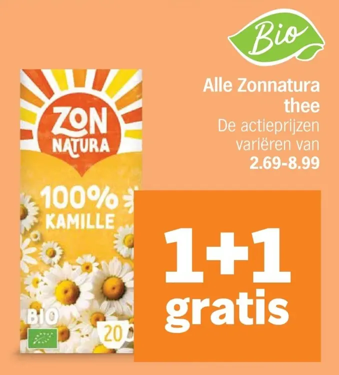 Aanbieding: Alle Zonnatura thee