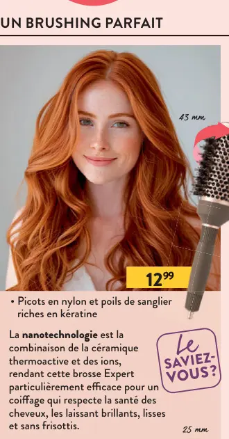 Offre: Brosse à cheveux