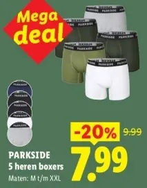 Aanbieding: 5 heren boxers