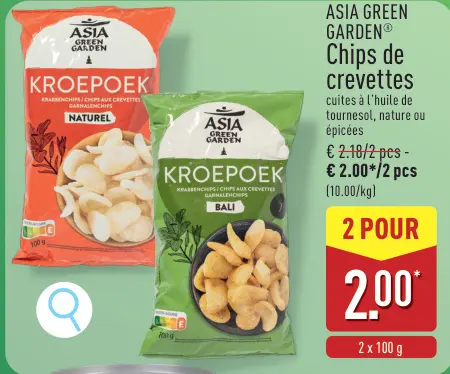 Offre: Chips de crevettes