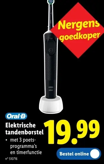 Promotie: Elektrische tandenborstel