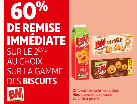 Offre: Biscuits BN