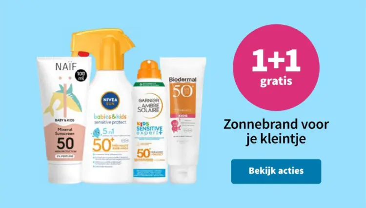 Aanbieding: Zonnebrand voor je kleintje