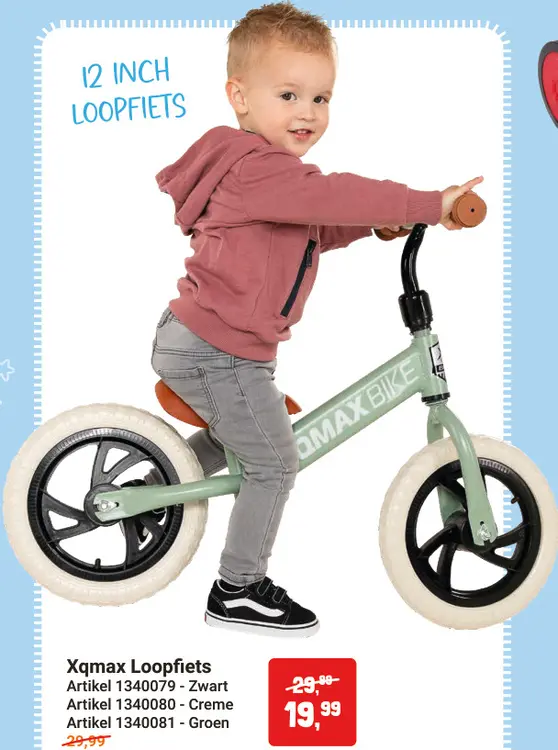 Aanbieding: Xqmax Loopfiets