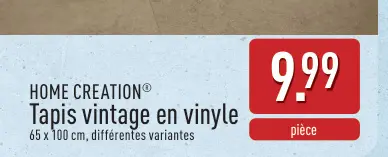 Offre: Tapis vintage en vinyle