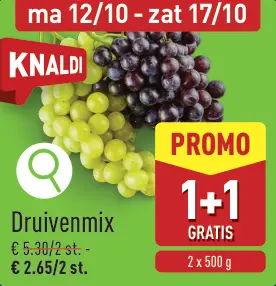 Promotie: Druivenmix