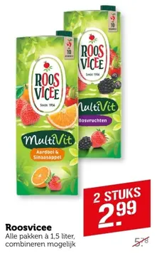 Aanbieding: Roosvicee