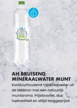 Aanbieding: AH BRUISEND MINERAALWATER MUNT