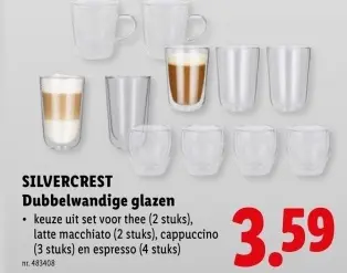 Promotie: Dubbelwandige glazen
