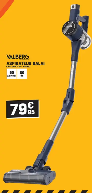 Offre: Aspirateur balai cyclonic s10