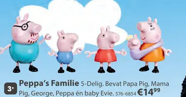 Aanbieding: Peppa's familie pack