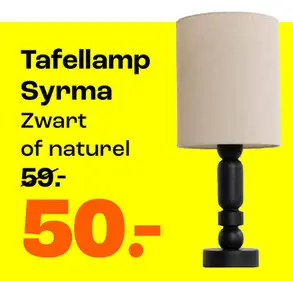 Aanbieding: Tafellamp Syrma