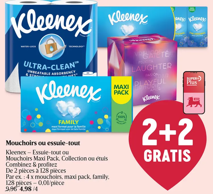 Offre: Mouchoirs ou essuie-tout