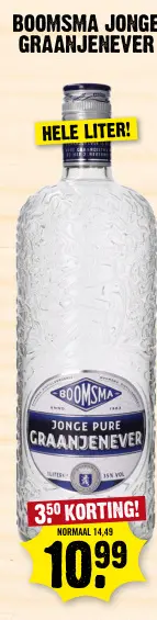 Aanbieding: Boomsma jonge graanjenever