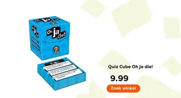 Aanbieding: Quiz Cube Oh ja die!