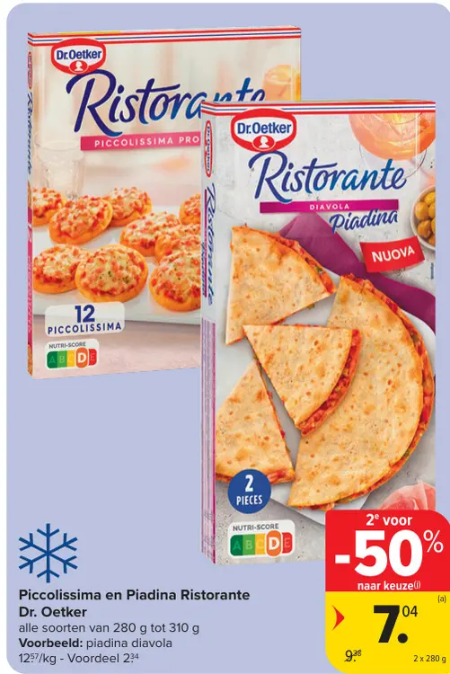 Promotie: Piccolissima en Piadina Ristorante