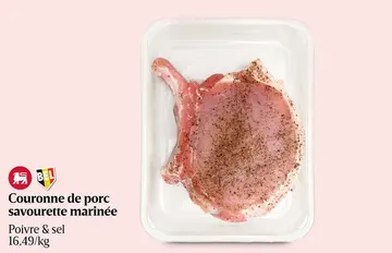 Offre: Couronne de porc savourette marinée