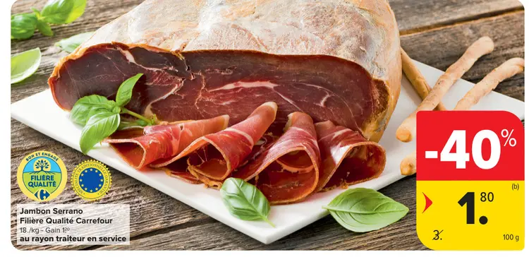 Offre: Jambon Serrano