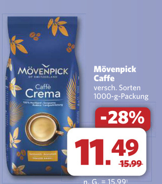 Aanbieding: Mövenpick Caffe