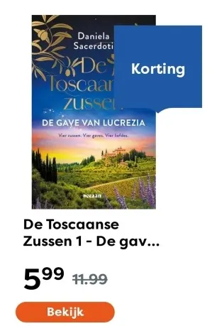 Aanbieding: De Toscaanse Zussen 1 - De gav...