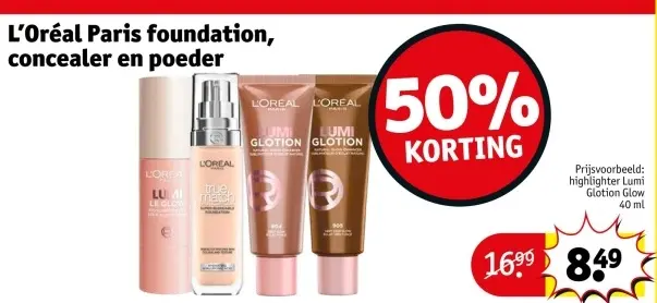 Aanbieding: foundation, concealer en poeder