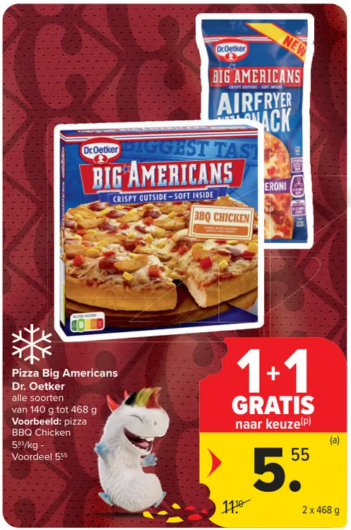 Promotie: Pizza Big Americans